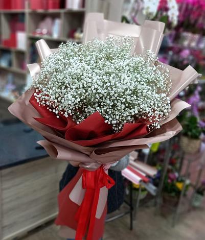 Букет цветов из: Гипсофила в Лежнево